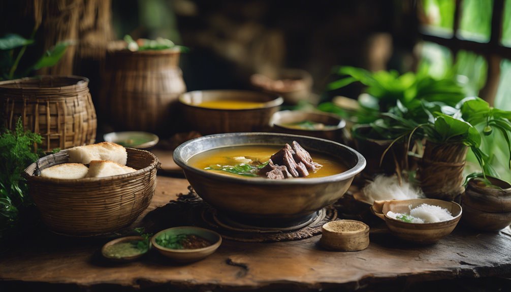 comfort in goat leg soup