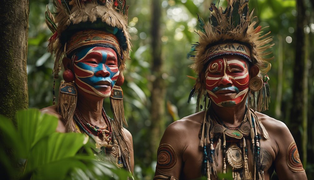 diverse tribes of kalimantan