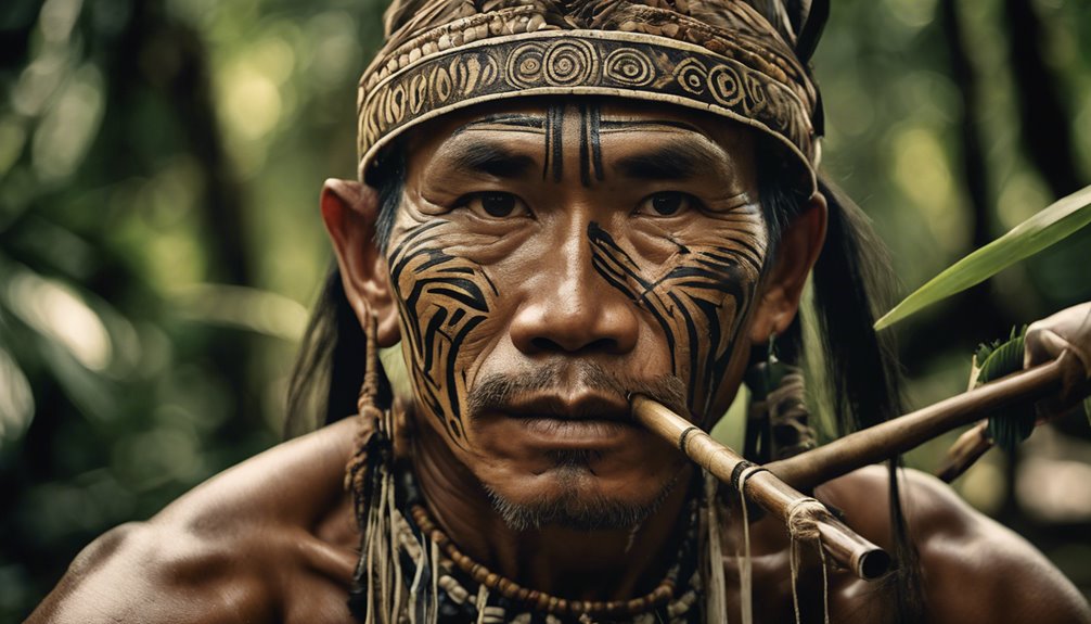 dayak blowpipe evolution history