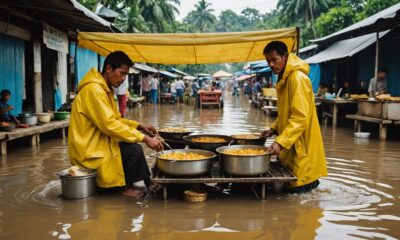 fried food sellers heroically