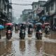 heavy rain causes flooding