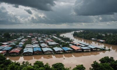 malaysia indonesia border flooding crisis