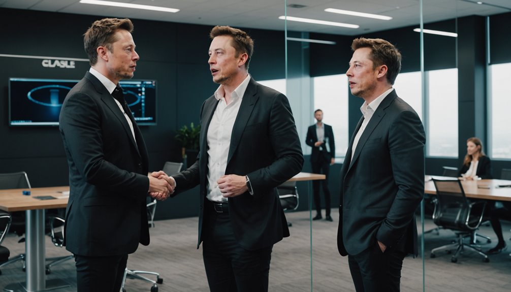 musk and altman clash