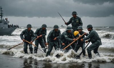 navy and fishermen collaborate