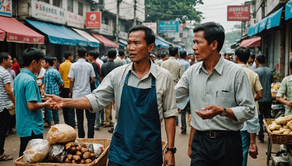 street vendor stabbing incident