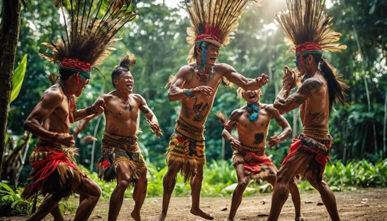 traditional dayak sports uniqueness