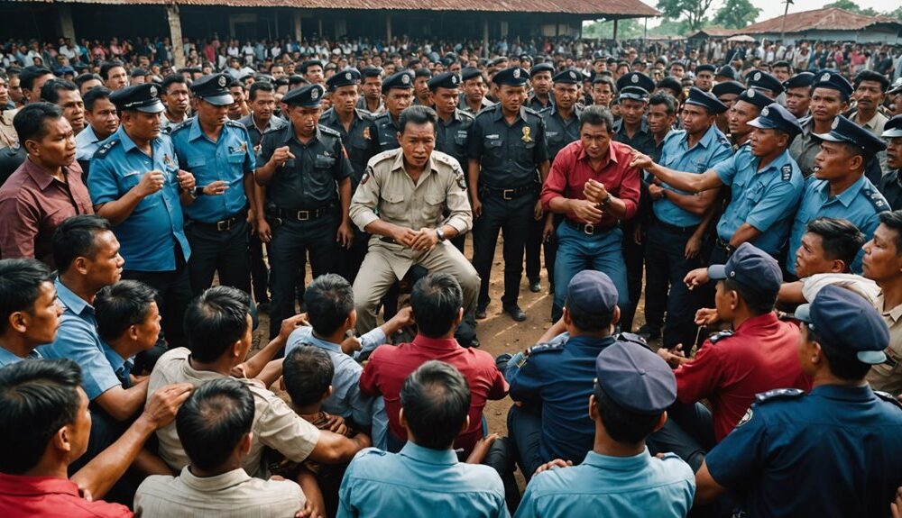 cockfighting suspects in bekasi