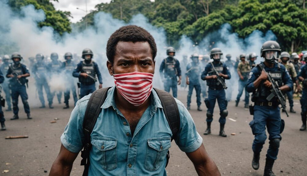 papua protests gas response