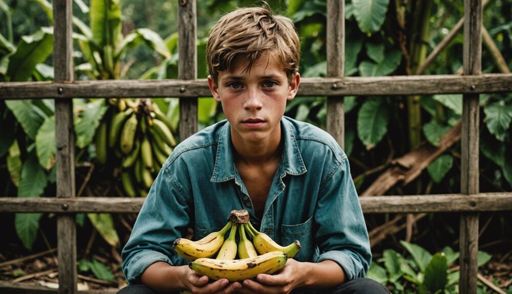 teen steals bananas survival