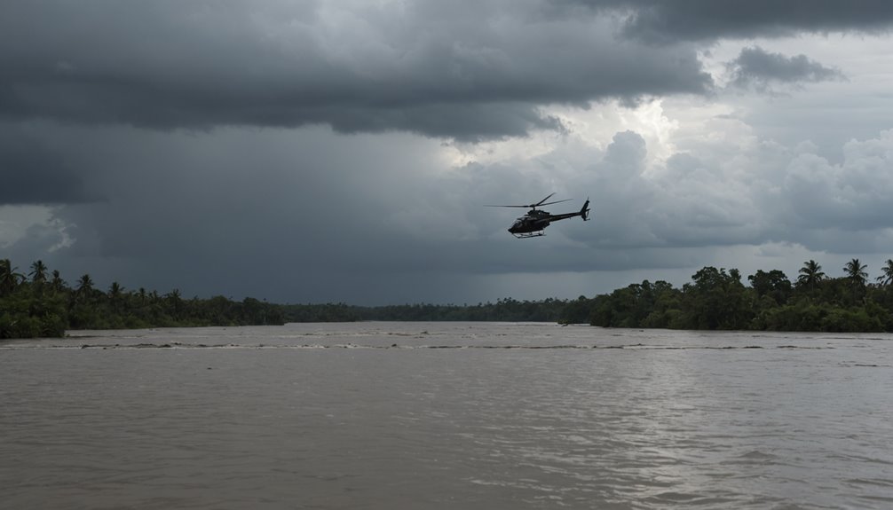 helicopter flood efficiency analysis