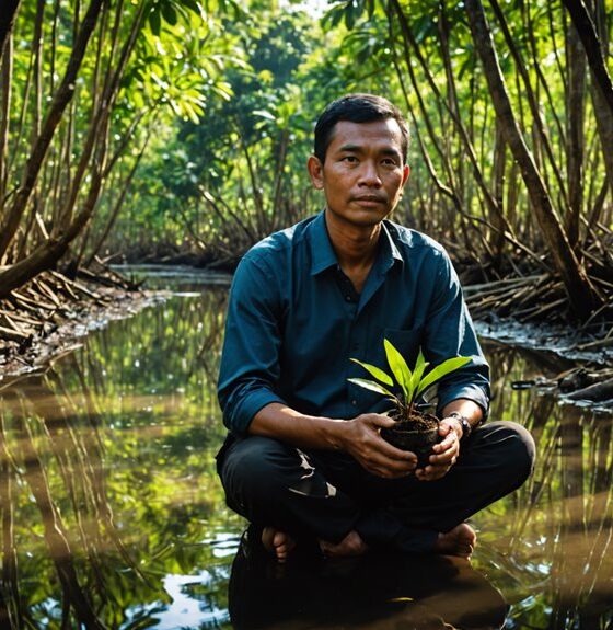 pesan megawati tentang mangrove