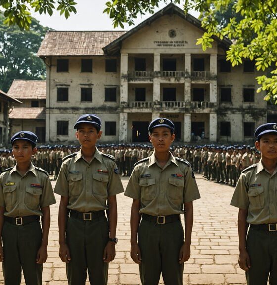 pendidikan militer masuk yang ceria